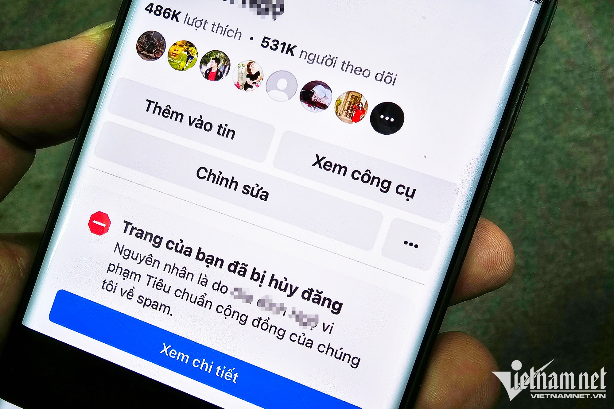 Hàng trăm fanpage Facebook Việt Nam bị khóa trong đêm