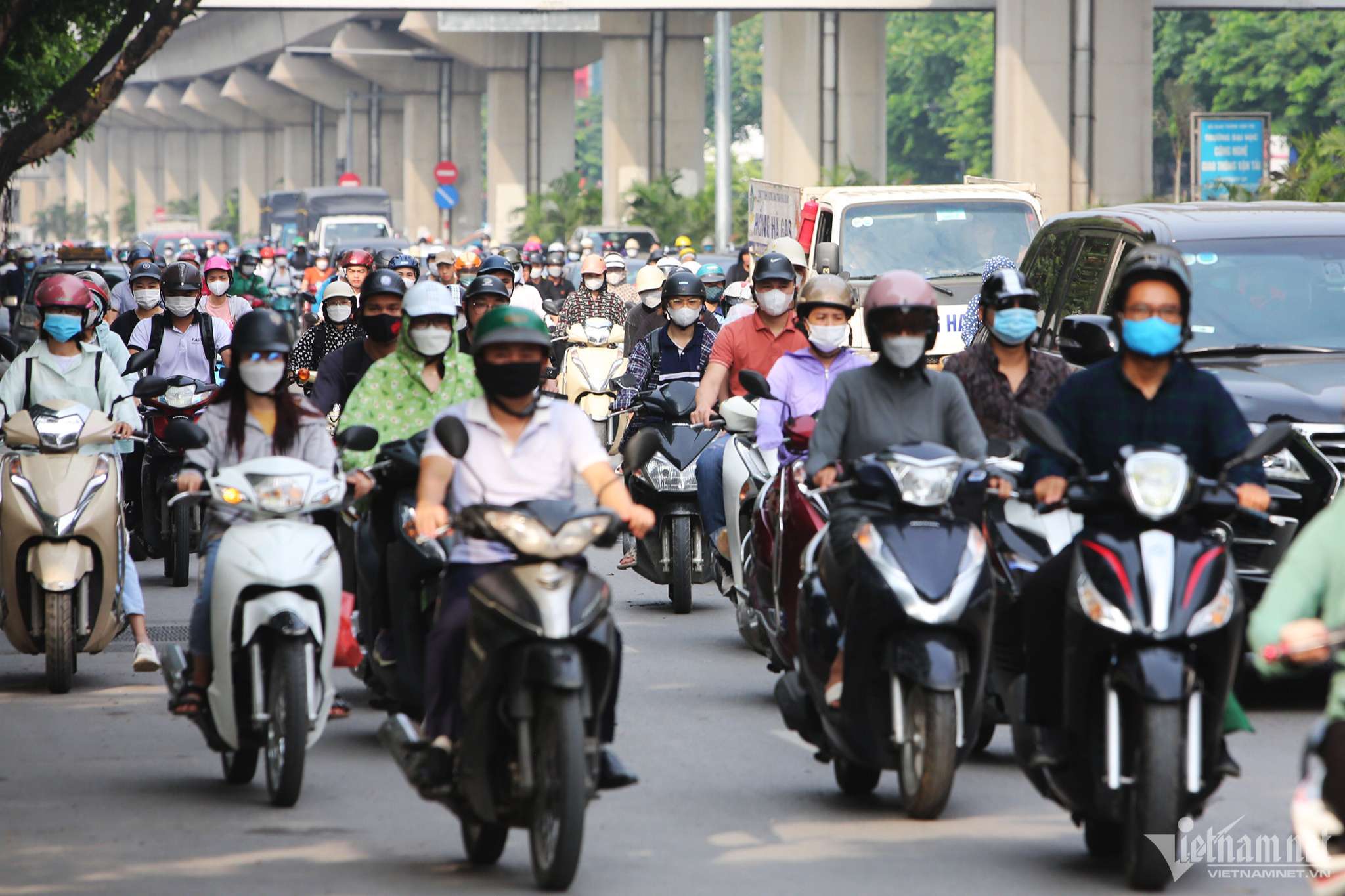 Hà Nội lên phương án cấm xe máy ở các quận