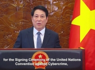 Thông điệp của Chủ tịch nước về Lễ mở ký Công ước về chống tội phạm mạng