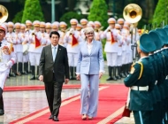 Chủ tịch nước Lương Cường chủ trì lễ đón cấp nhà nước Toàn quyền Úc Sam Mostyn