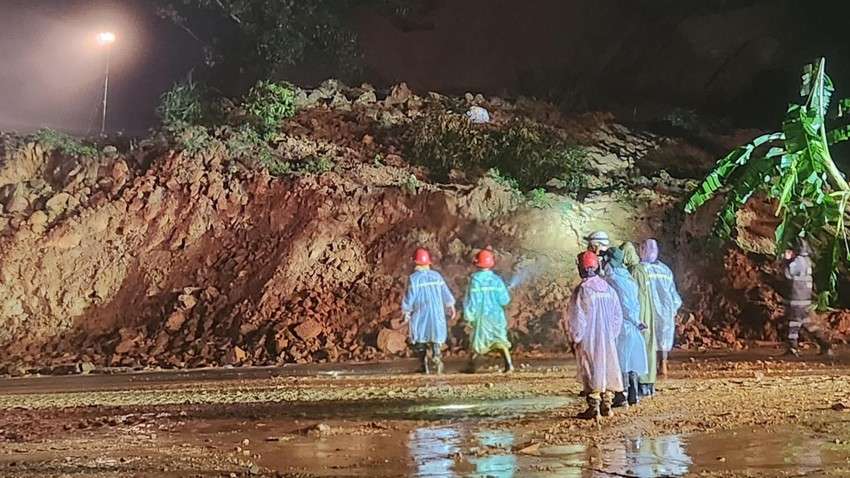 Lâm Đồng ra Công điện khẩn sơ tán các hộ dân khu vực chân núi