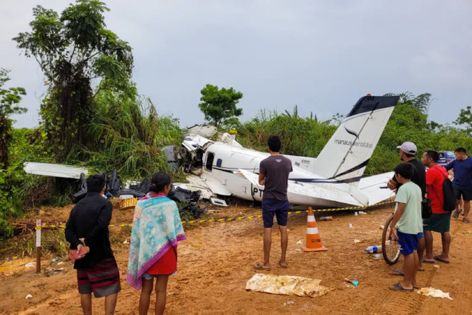 Rơi máy bay ở Brazil, toàn bộ người trên khoang thiệt mạng